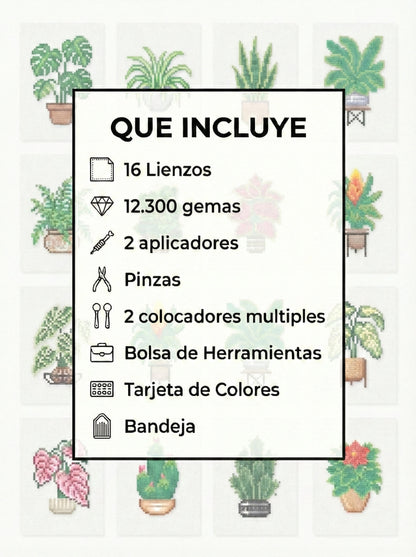 EDICIÓN PLANTAS (16 Lienzos)