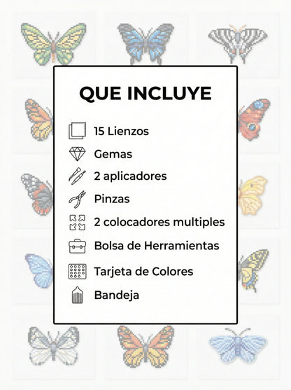 EDICIÓN MARIPOSAS (15 Lienzos)